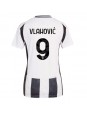 Juventus Dusan Vlahovic #9 Replika Hemmakläder Dam 2024-25 Kortärmad